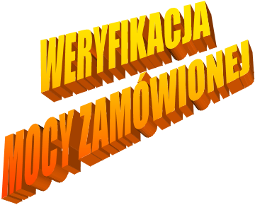 Weryfikacja mocy zamówionej